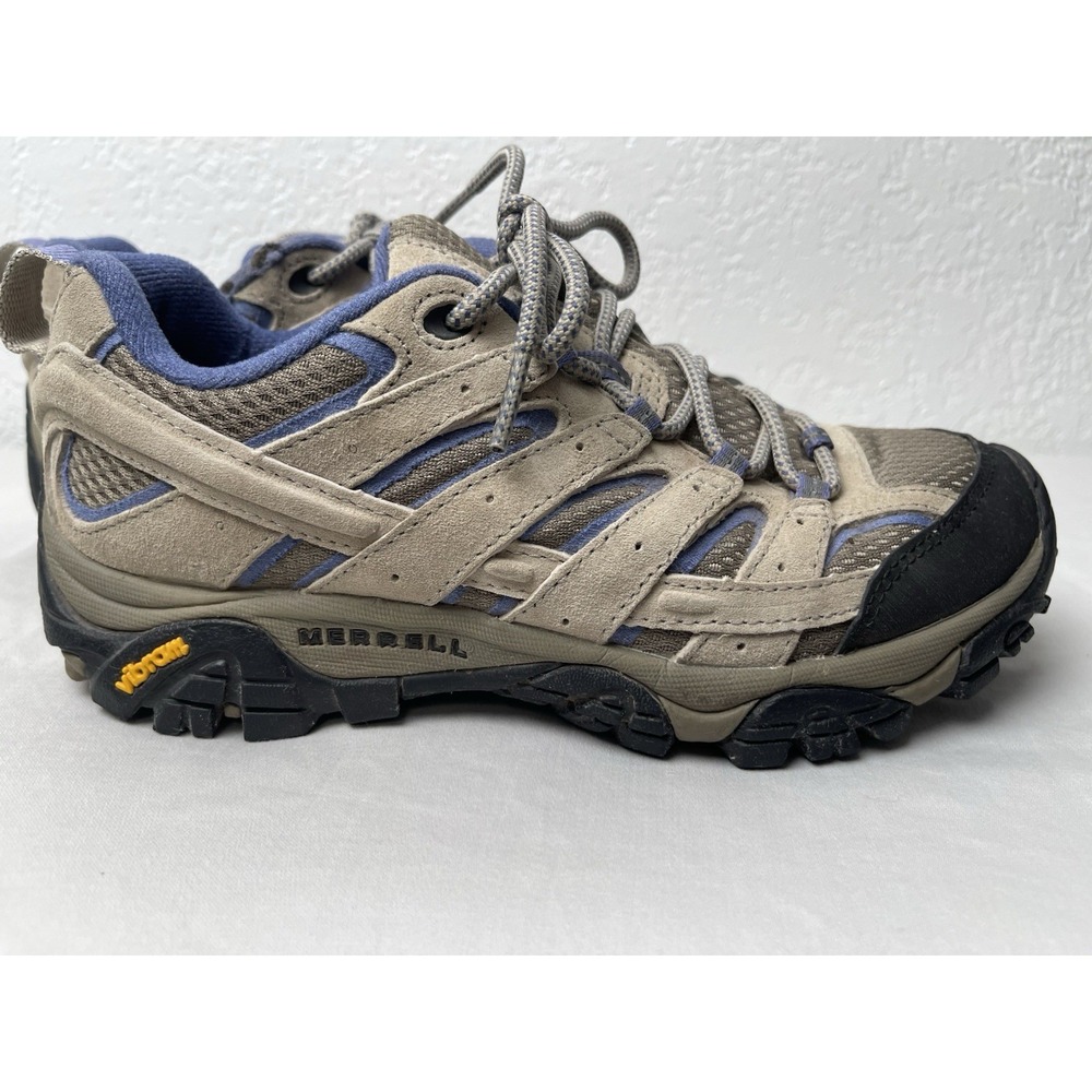 Merrell Moab 3 Hiking Shoes Womens Sz 6.5 Waterproof Sneakers Gray Blue Altitude